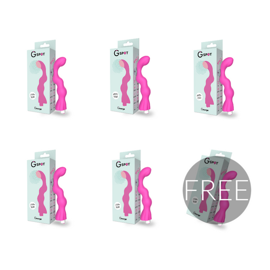 G-spot George Pink Vibrator 5+1 Free G-spot George Pink Vibrator 5+1 Free - UABDSM