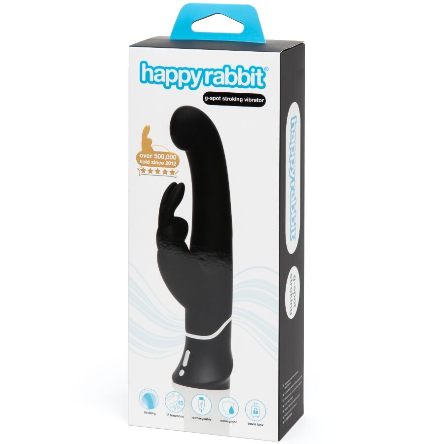 Happy Rabbit Vibrator Stimulator Point G Black - UABDSM