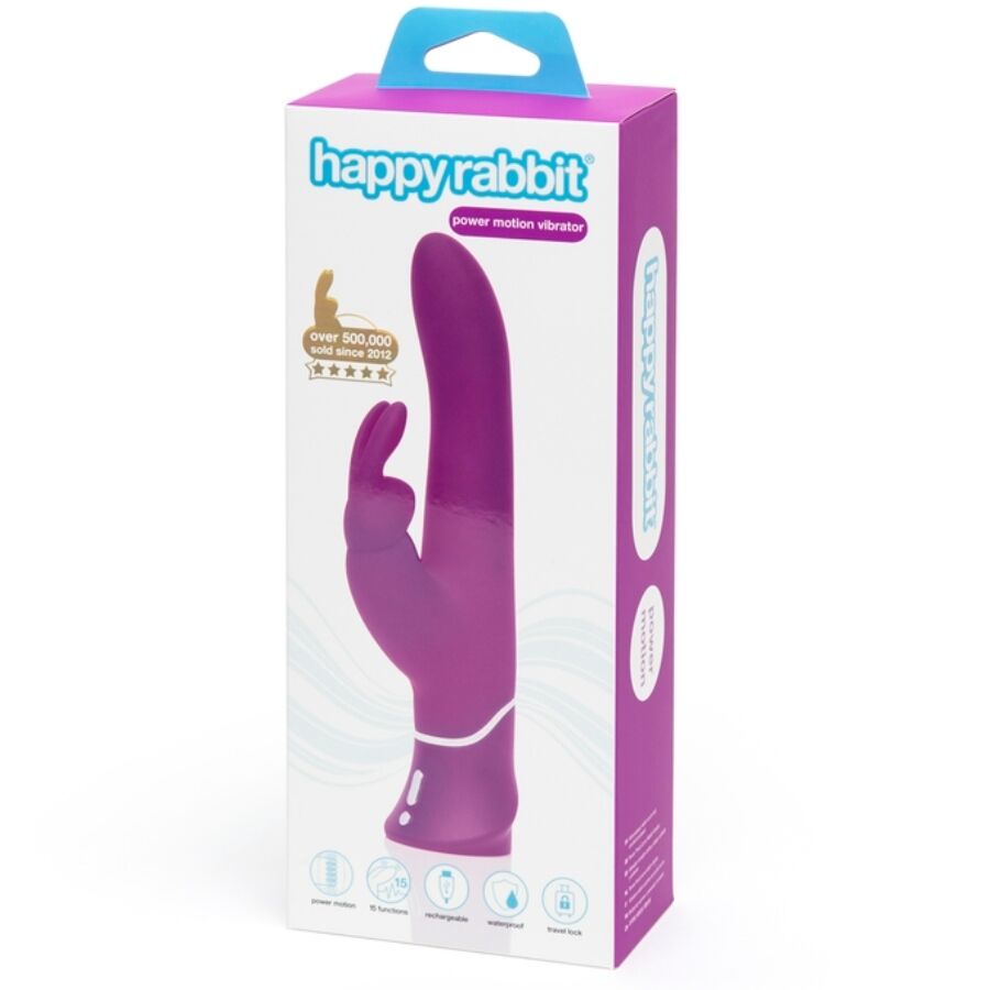 Happy Rabbit Vibrator Curve Power Motion - UABDSM