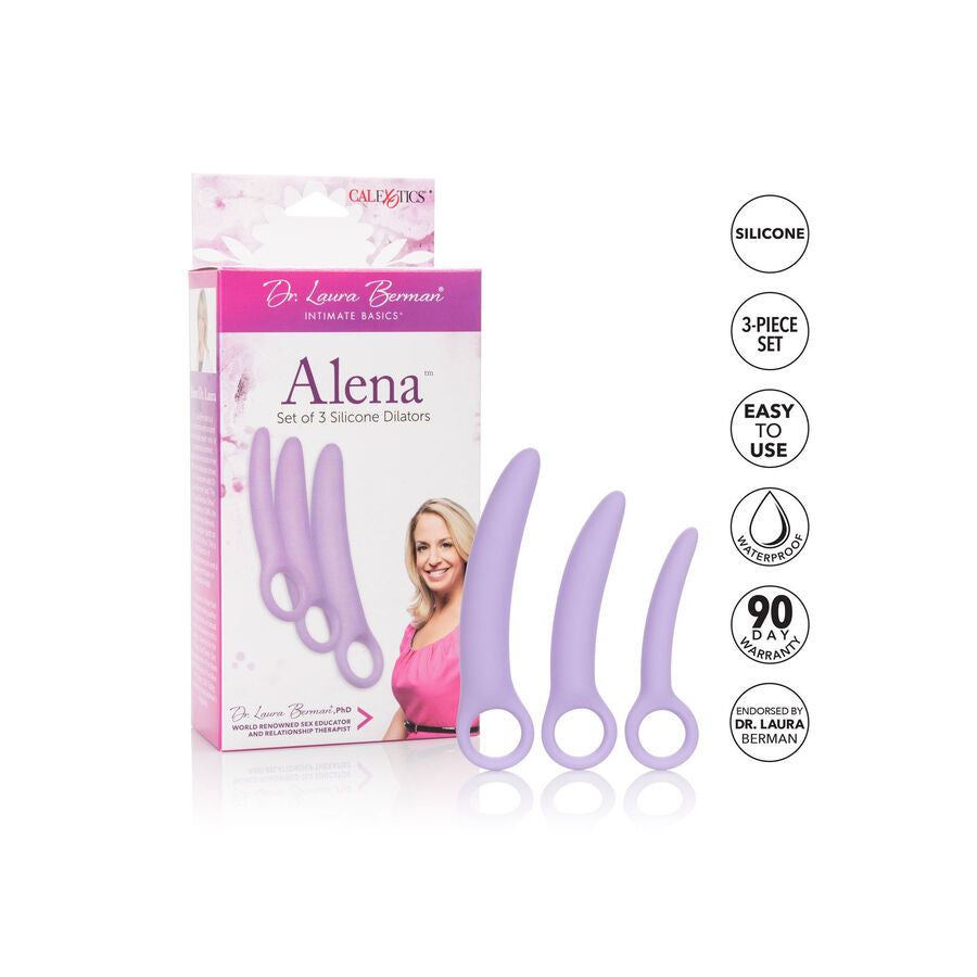 Dr Laura Berman Alena Set Of 3 Silicone Dilators - UABDSM