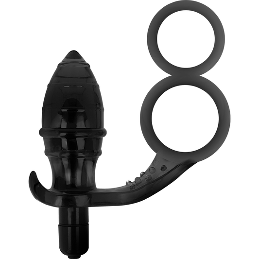 Addicted Toys Anal Plug With Double Black Ring Addicted Toys Anal Plug With Double Black Ring - UABDSM