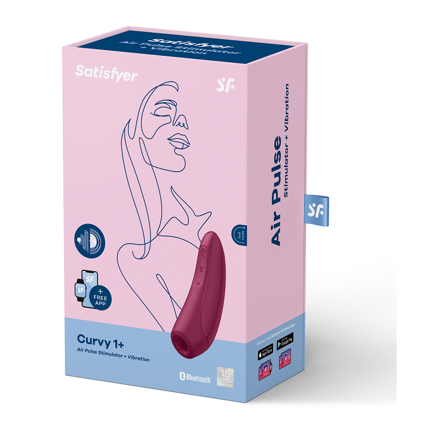 Satisfyer Curvy 1+ Red/ Rose - UABDSM