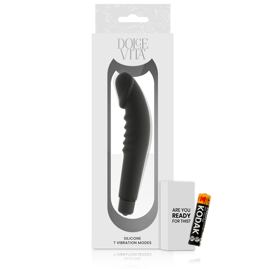 Dolce Vita Realistic Pleasure Black Silicone - UABDSM