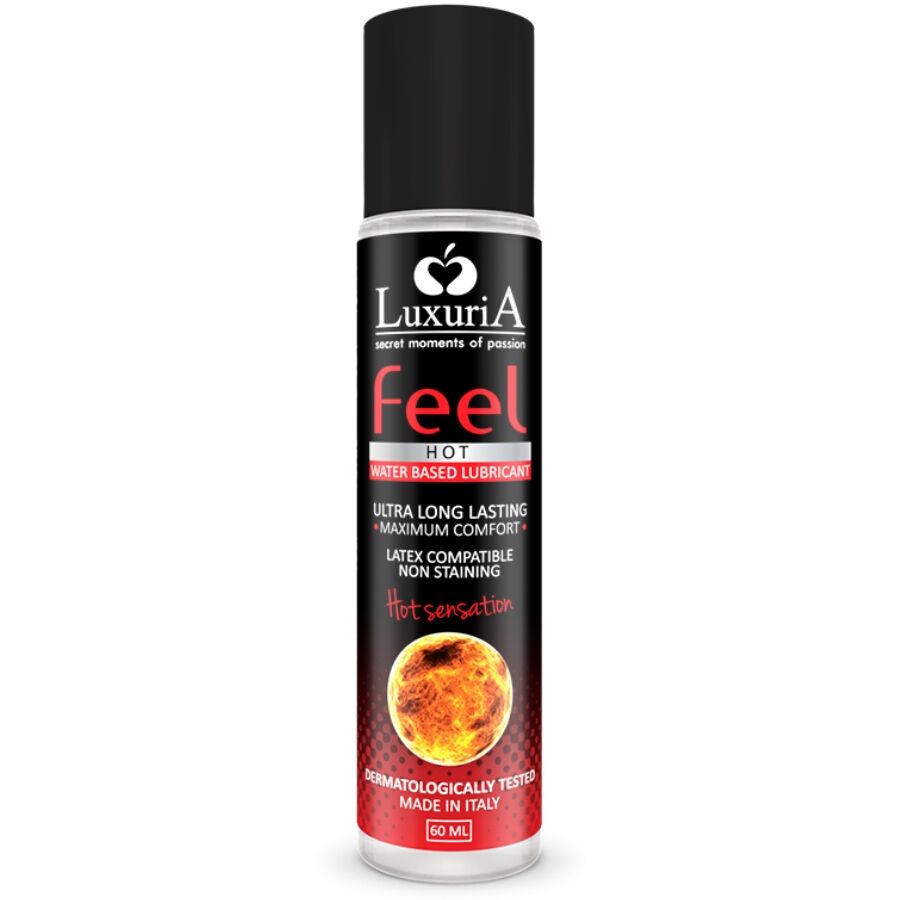 Luxuria Feel Hot Sensation Water Based Lubricant 60 Ml - UABDSM