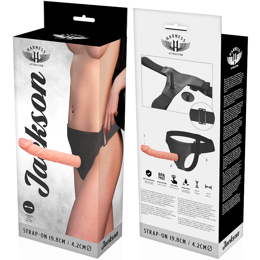 Harness Attraction Jackson Flesh 19.8 X 4.2cm - UABDSM