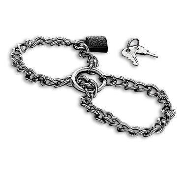 Metal Hard Steel Chain Cuffs Metal Hard Steel Chain Cuffs - UABDSM