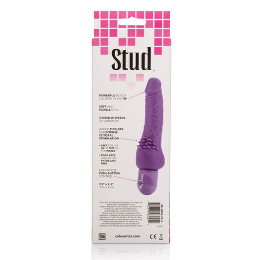 Calex Power Stud Cliterrific Purple Vibrator - UABDSM