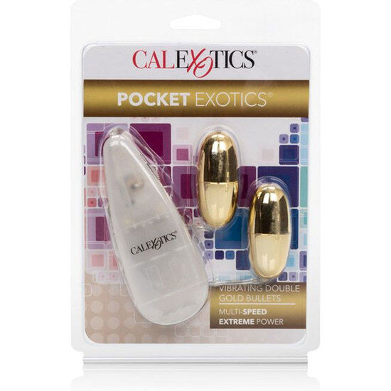 Calex Vibrating Bullets Gold Duo - UABDSM