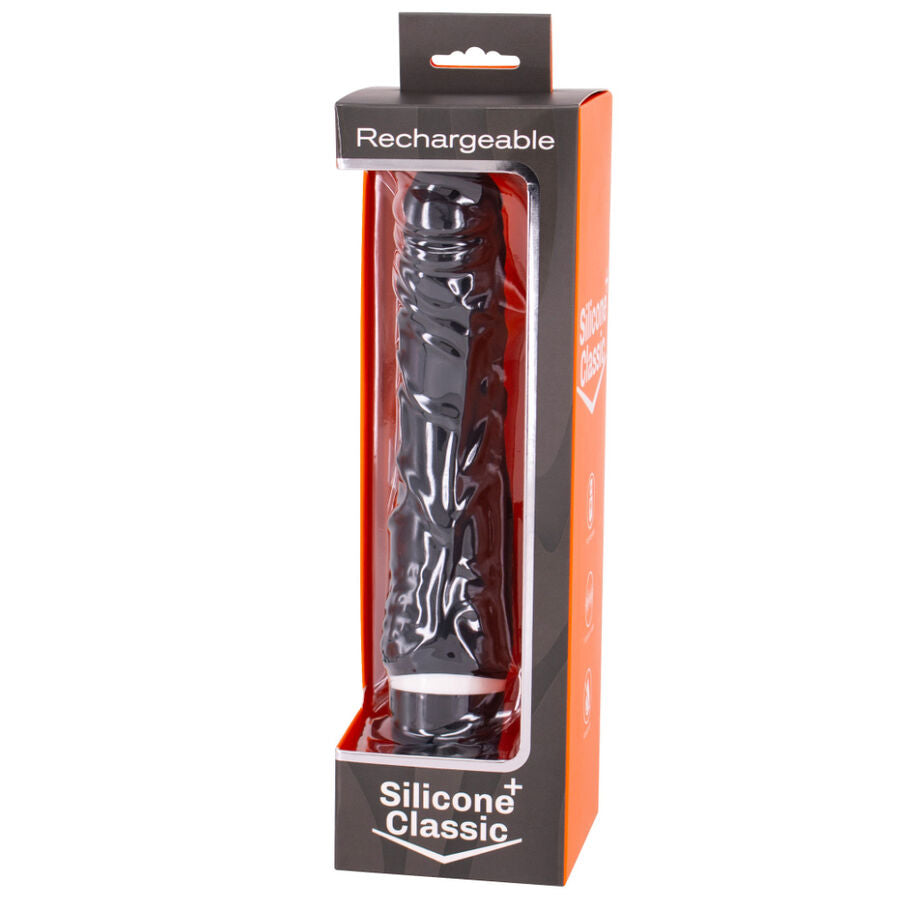 Sevencreations Black Rechargeable Vibrator 7v 21cm - UABDSM