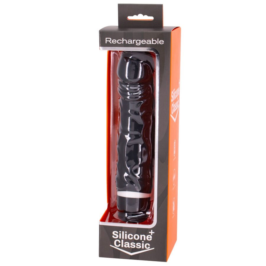Sevencreations Rechargeable Vibrator Black 7v 20cm - UABDSM