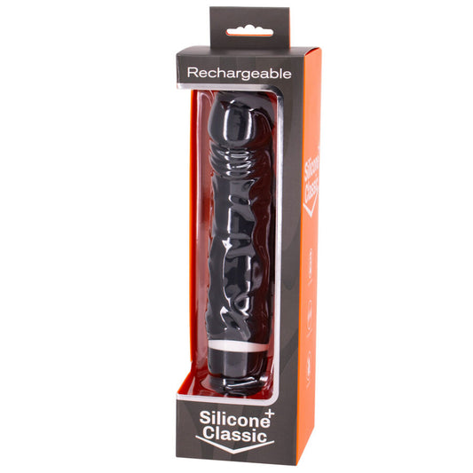 Sevencreations Rechargeable Vibrator Black 7v 20cm - UABDSM