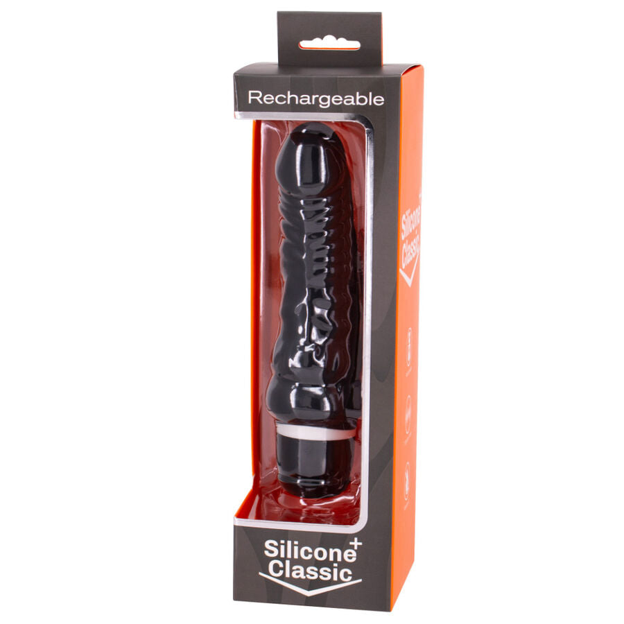 Sevencreations Rechargeable Vibrator Black 7v 18cm - UABDSM
