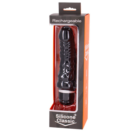 Sevencreations Rechargeable Vibrator Black 7v 18cm - UABDSM