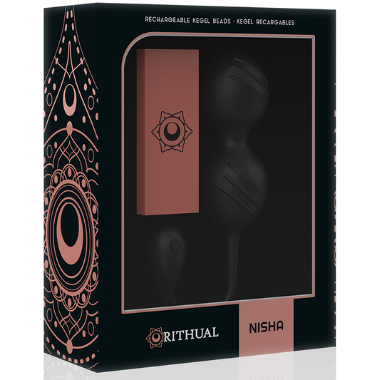Rithual Nisha Rechargeable Kegel Balls Black - UABDSM