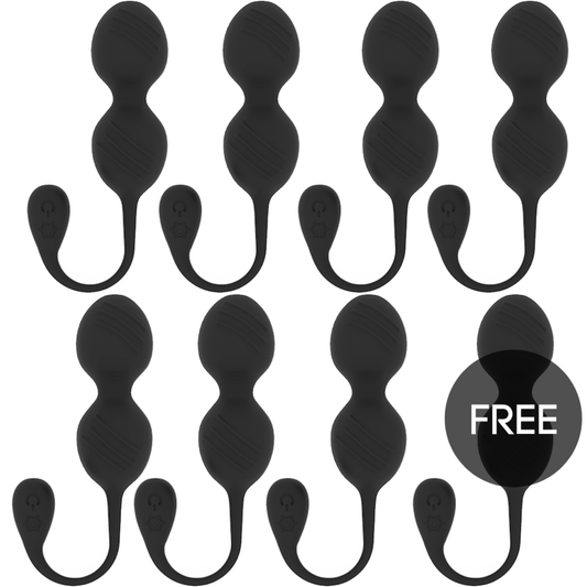 Rithual Nisha Rechargeable Kegel Balls Black 7 + 1 Free Rithual Nisha Rechargeable Kegel Balls Black 7 + 1 Free - UABDSM