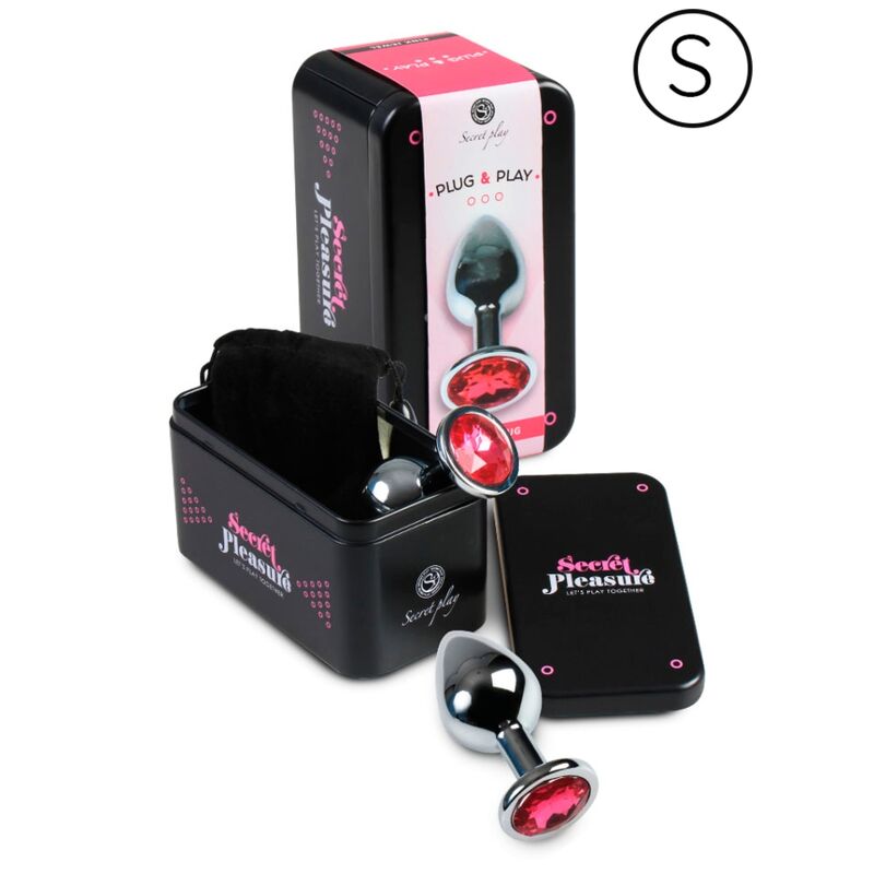 Secretplay Plug Anal Aluminum Fuchsia 7cm - UABDSM