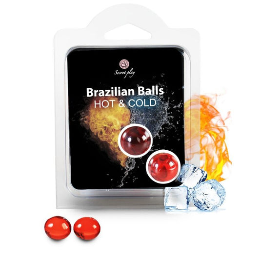 Secretplay Brazilian Balls Heat & Cold Effect 2 Units Secretplay Brazilian Balls Heat & Cold Effect 2 Units - UABDSM