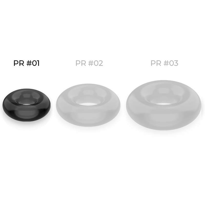 Powering Super Flexible Resistant Ring 3.5cm Black - UABDSM