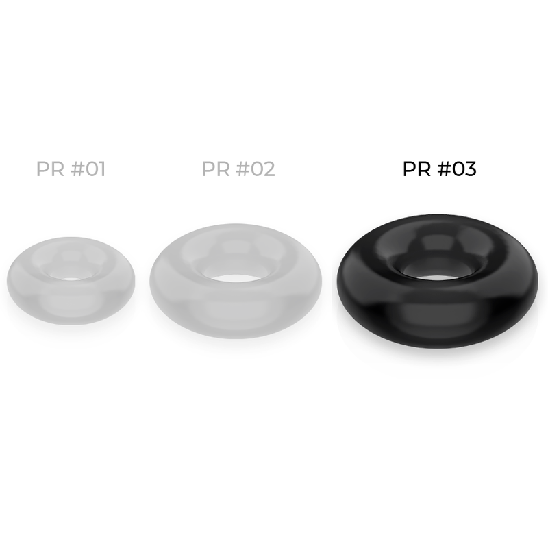 Powering Super Flexible Resistant Ring 5cm Pr03 Black - UABDSM