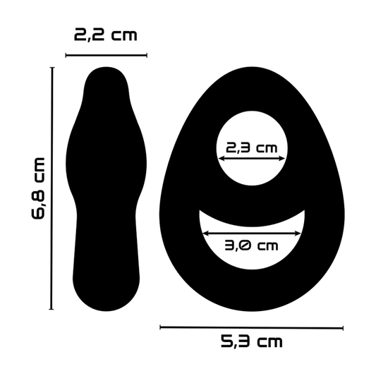 Powering Super Flexible Resistant Ring Pr14 Double Black - UABDSM