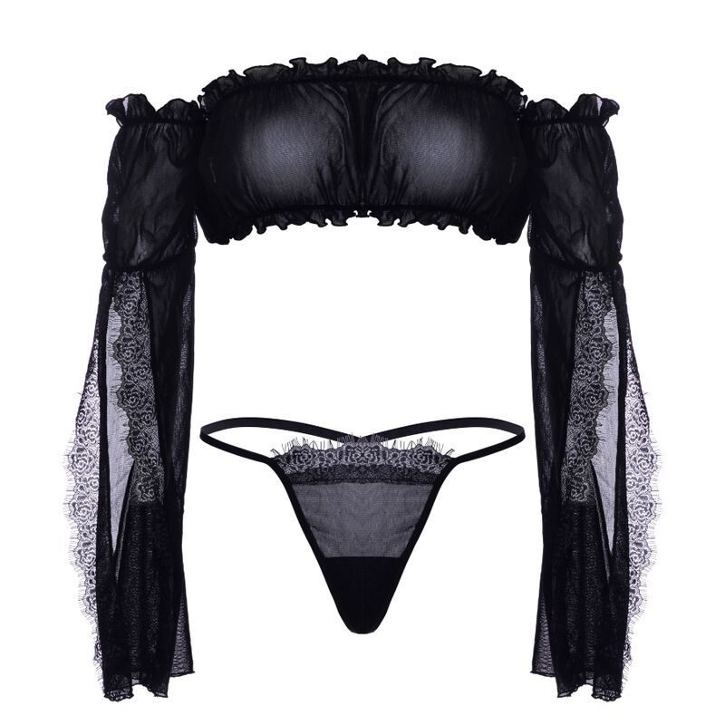Leg Avenue Set Bandeau + Thong One Size - UABDSM