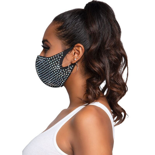 Leg Avenue Coco Rhinestone Mascarilla - UABDSM