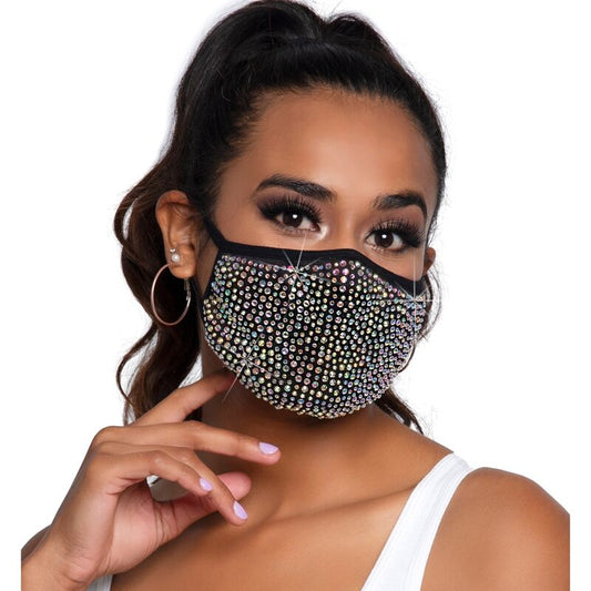 Leg Avenue Zuri Rhinestone Face Mask Leg Avenue Zuri Rhinestone Face Mask - UABDSM