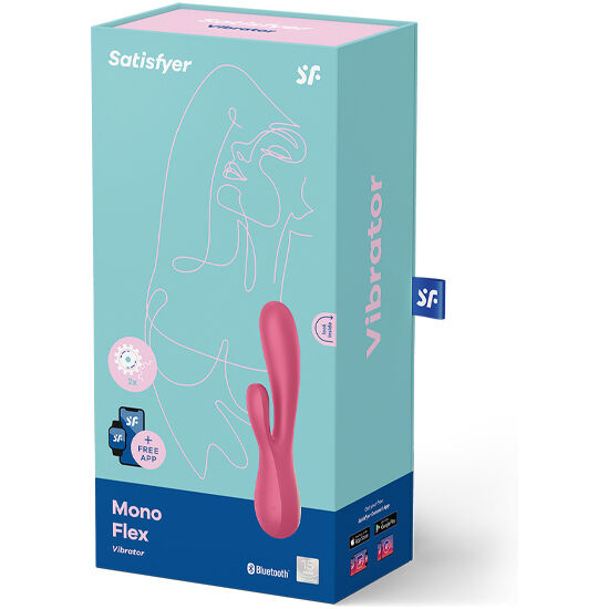 Satisfyer Mono Flex Red With App - UABDSM