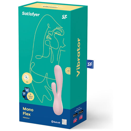 Satisfyer Mono Flex Pink With App - UABDSM