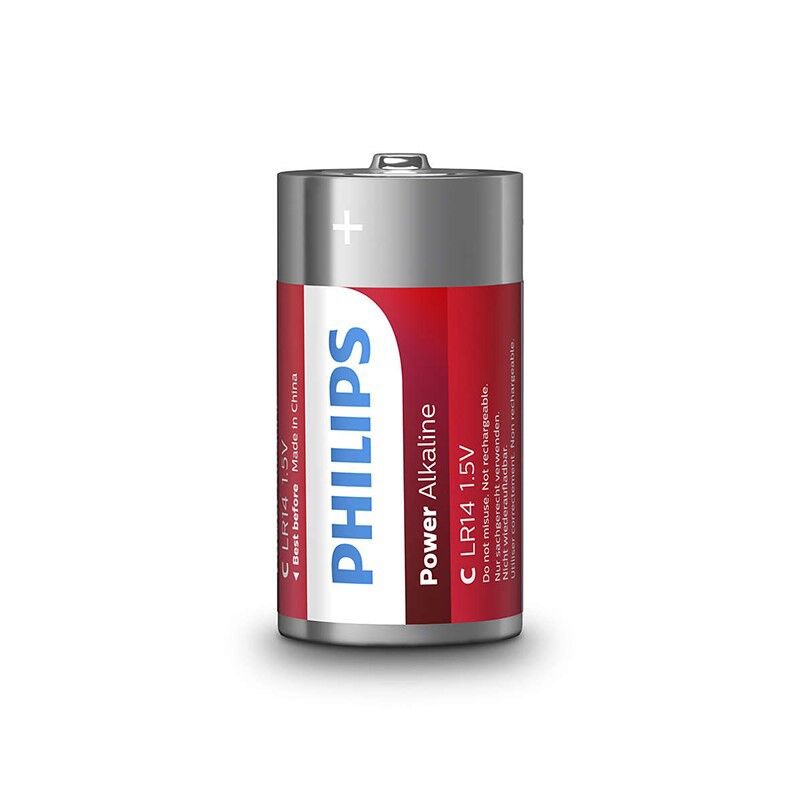 Philips Power Batteries Pila C Lr14 Pack 2 - UABDSM