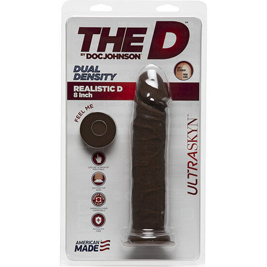 Doc Johnson 8 Inch Ultraskyn Brown - UABDSM
