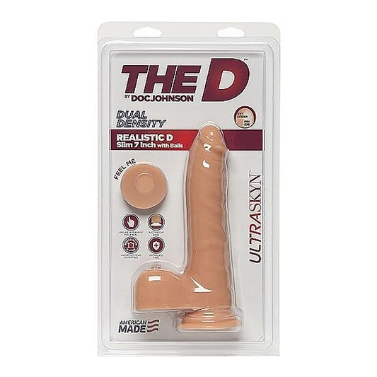 Doc Johnson Slim 7 Inch Ultraskyn Skin - UABDSM