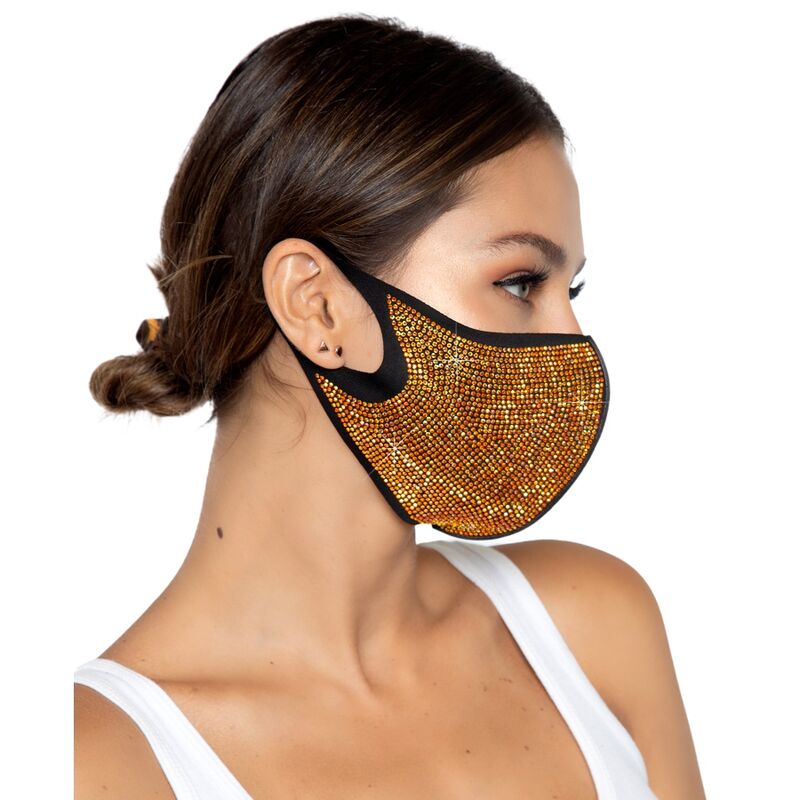 Leg Avenue Alexi Rhinest Face Mask - UABDSM
