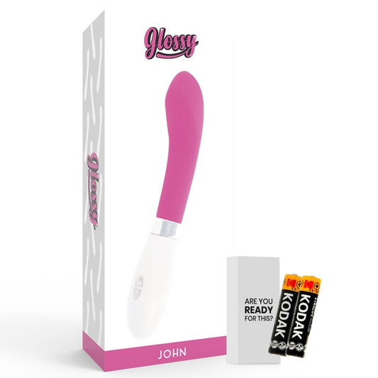 Glossy John Vibrator Pink Glossy John Vibrator Pink - UABDSM