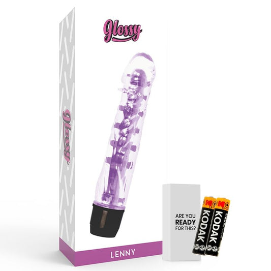 Glossy Lenny Vibrator Purple Glossy Lenny Vibrator Purple - UABDSM