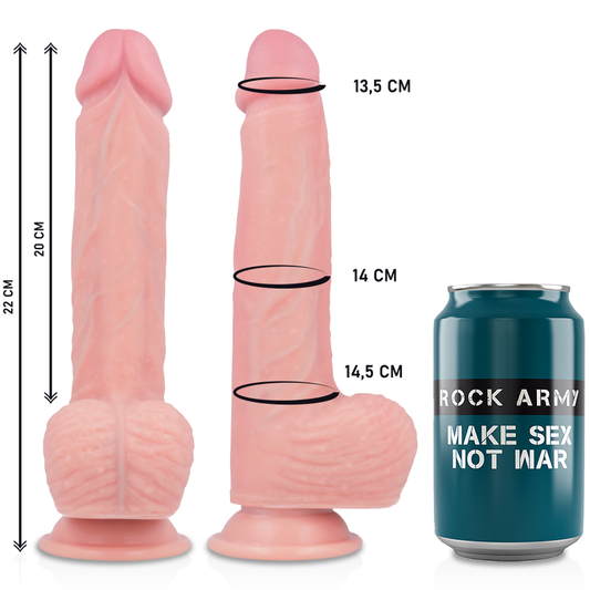 Rockarmy Liquid Silicone Premium Hawk Realistic 22 Cm Rockarmy Liquid Silicone Premium Hawk Realistic 22 Cm - UABDSM