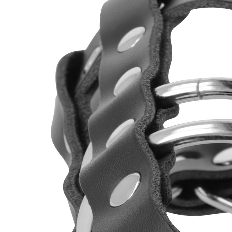 Darkness Leather Chastity Cage - UABDSM