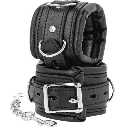 Darkness Handcuffs Wrist Cuffs Black Darkness Handcuffs Wrist Cuffs Black - UABDSM