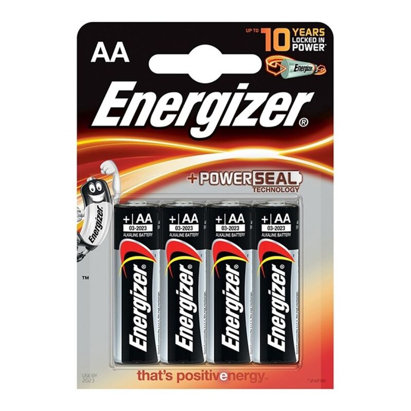 Energizer Alkaline Power Battery Aa Lr6 *4 - UABDSM