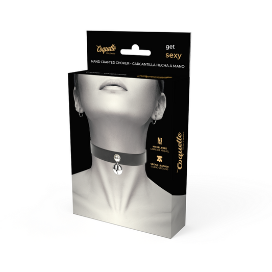 Coquette Chic Desire Hand Crafted Choker Jingle Bell - UABDSM
