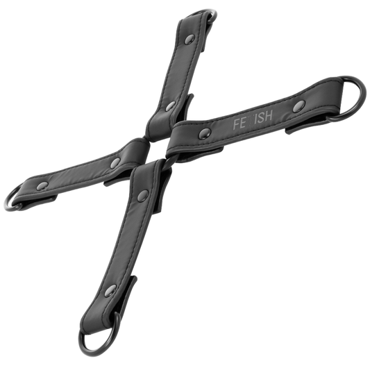 Fetish Submissive Hog Tie Vegan Leather Fetish Submissive Hog Tie Vegan Leather - UABDSM