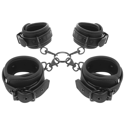 Fetish Submissive Hogtie And Cuff Set Fetish Submissive Hogtie And Cuff Set - UABDSM