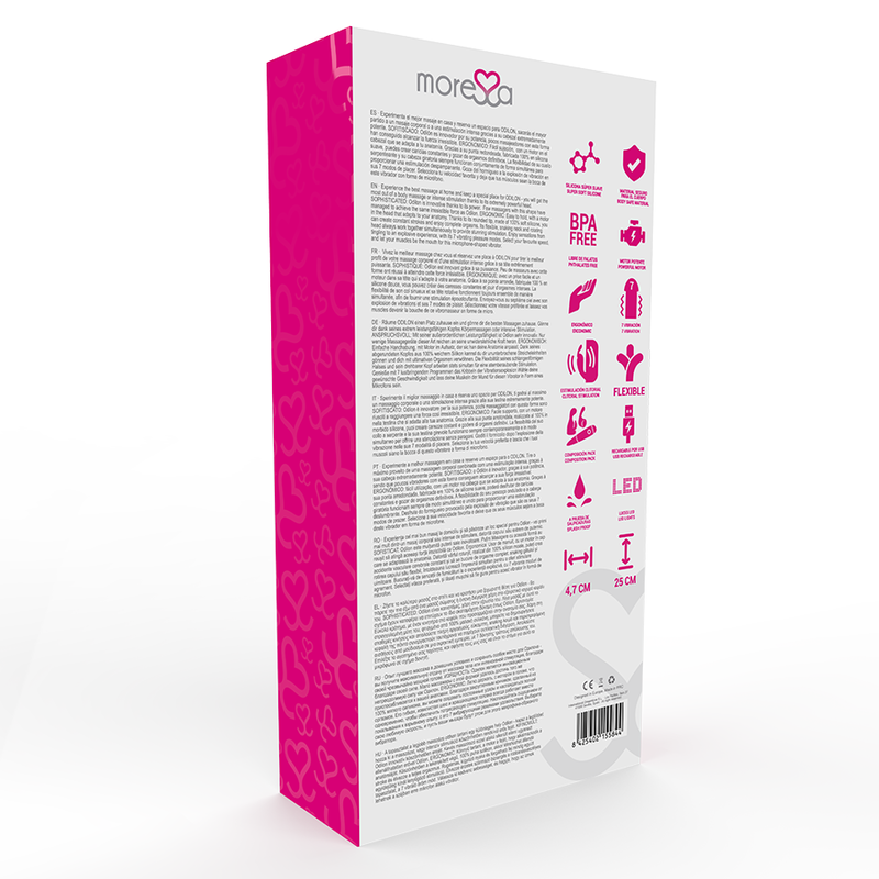 Moressa Odilon Premium Silicone Rechargeable - UABDSM