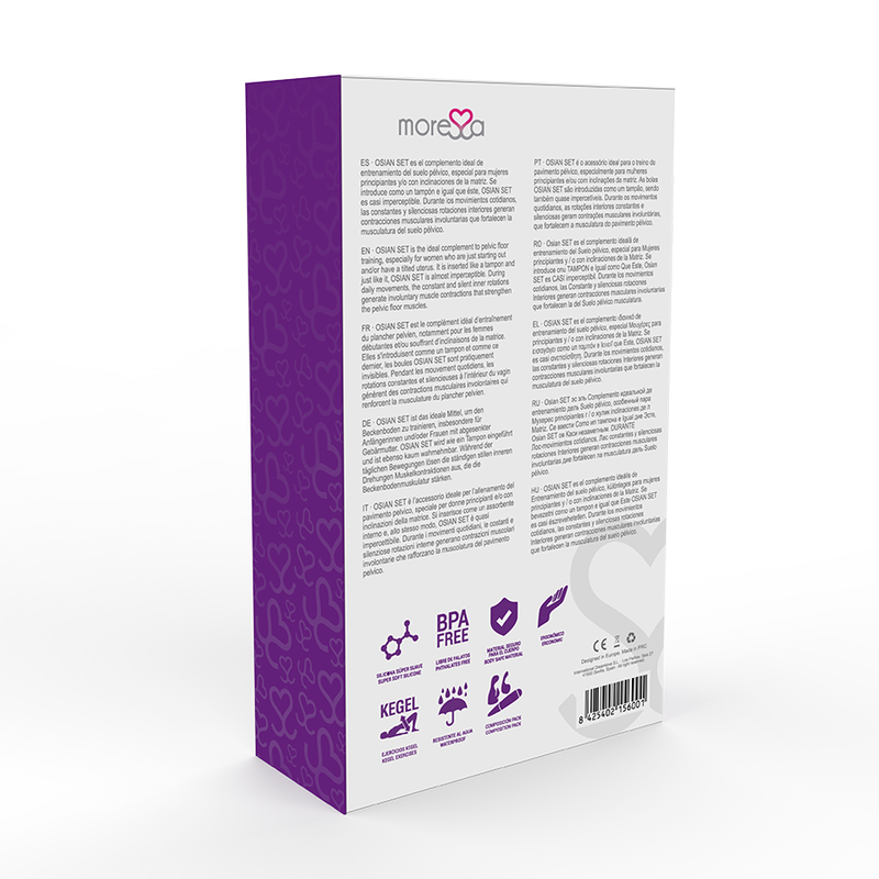Moressa Osian Set Premium Silicone Purple - UABDSM
