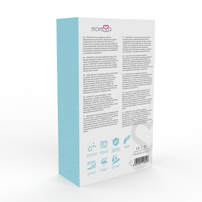 Moressa Osian Set Premium Silicone Turquoise - UABDSM