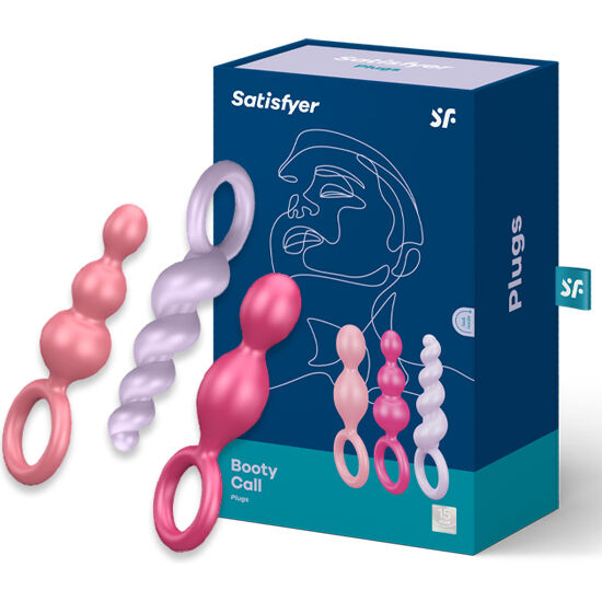 Satisfyer Anal Plugs Set 3pcs Tricolor - UABDSM