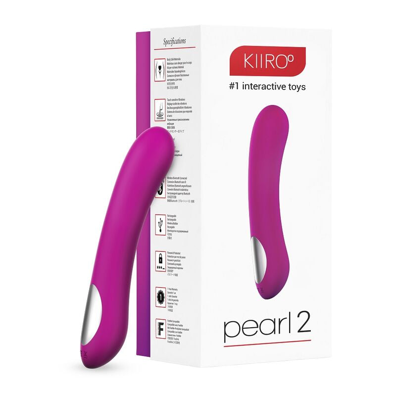 Kiiroo Pearl 2 Teledildonic Vibrator Purple - UABDSM