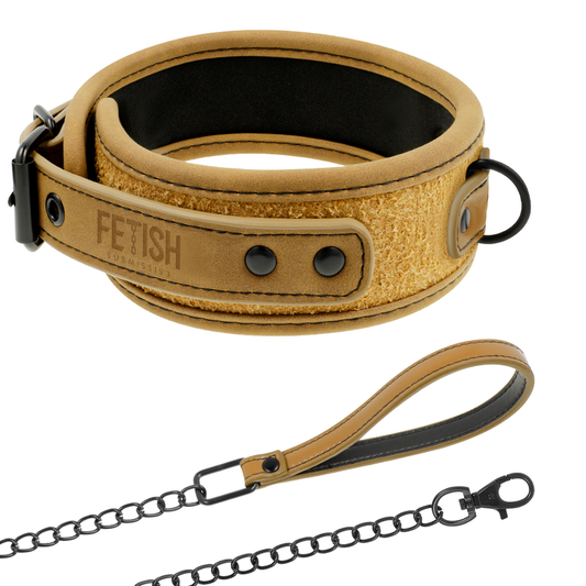 Fetish Submissive Origin Collar With Leash Fetish Submissive Origin Collar With Leash - UABDSM