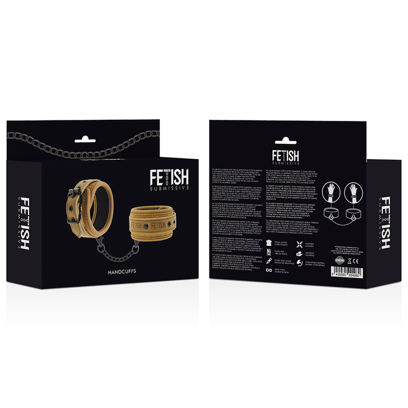 Fetish Submissive Origin Handcuffs Vegan Leather - UABDSM