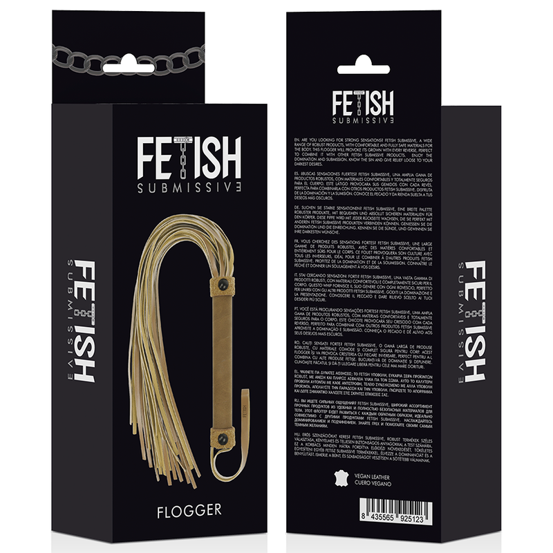 Fetish Submissive Origin Flogger Vegan Leather - UABDSM
